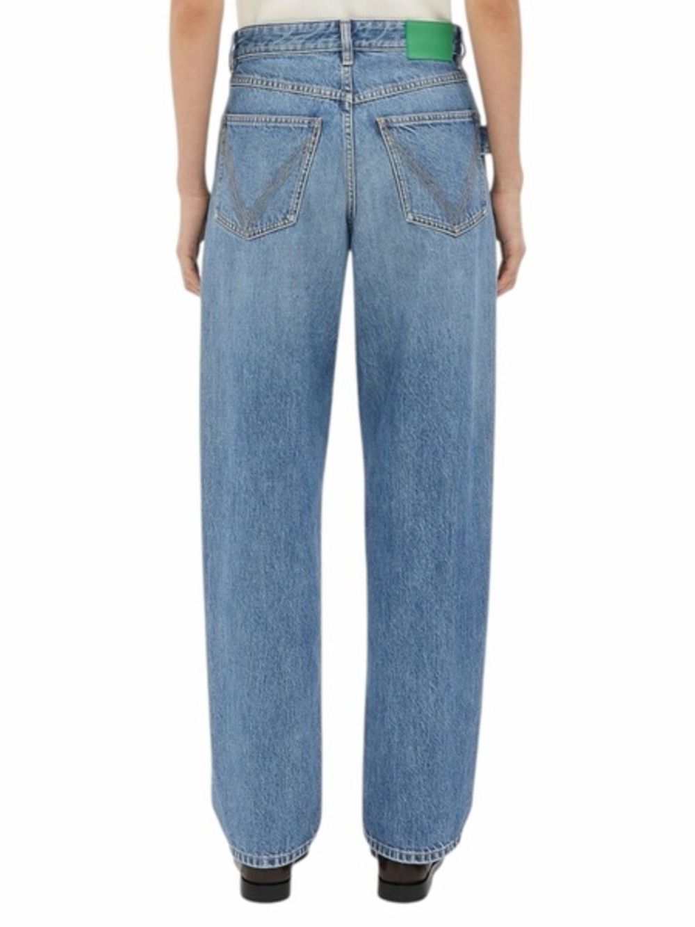 Bottega Veneta Straight Leg Jeans, Size 40